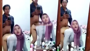 Bokep Indo Hijab Doggy Ganas Mantan Becek